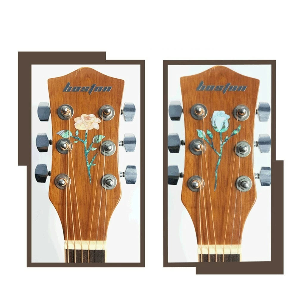 Guitar Headstock Decal Sticker for DIY Guitars Accessories