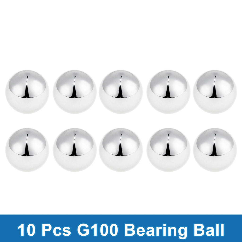 Set of 10 Steel Ball Bearings G100 16.0mm for Various Applications