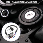 Ignition Key Switch No. 35100MCKA00 for Honda Shadow Spirit 1100 (2001–2007)