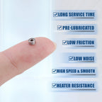10 Pcs 1.5x4x2mm Deep Groove Ball Bearings 681XZZ for Automotive 