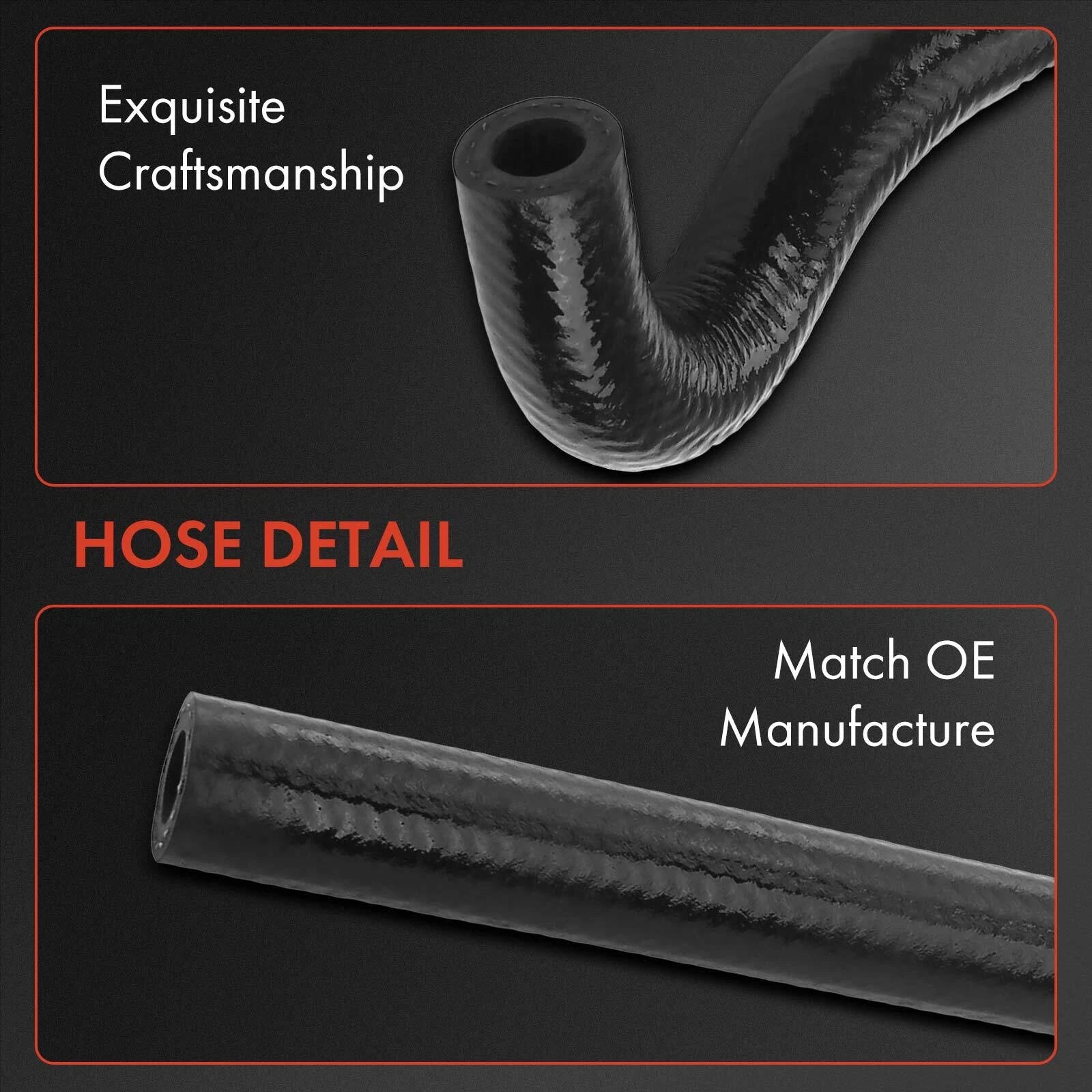 2X Power Steering Return Line Hose Assembly for Mercedes E320 (1998-2002)