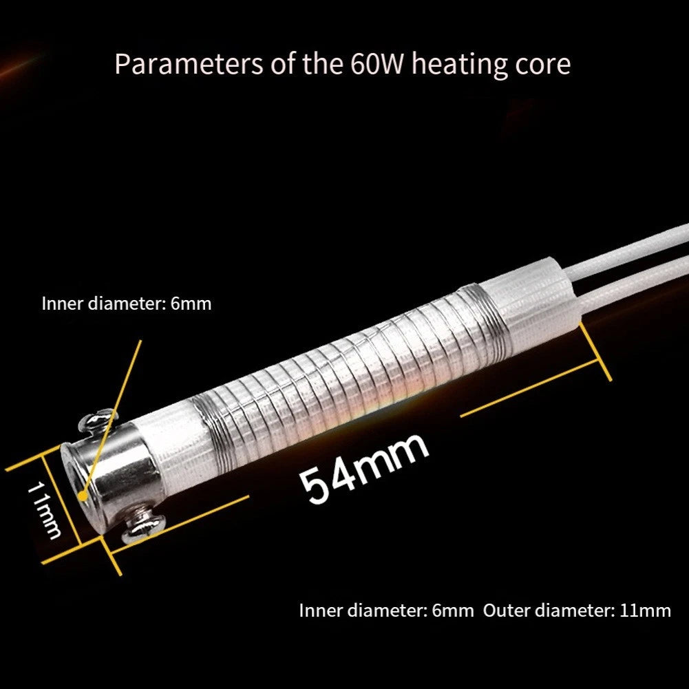 Set of 10 External Heating Elements for Soldering Iron Core 30W 40W 60W
