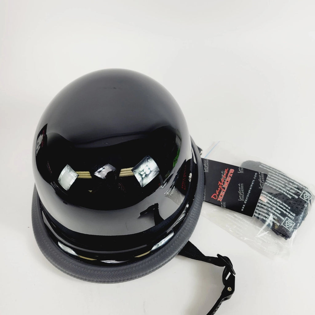 Biker Helmet Gloss Black XL for Daytona Helmets (Classic)