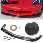 Front Lip Splitter for Corvette C6 (2005–2013) ZR1 Style Carbon Fiber Look