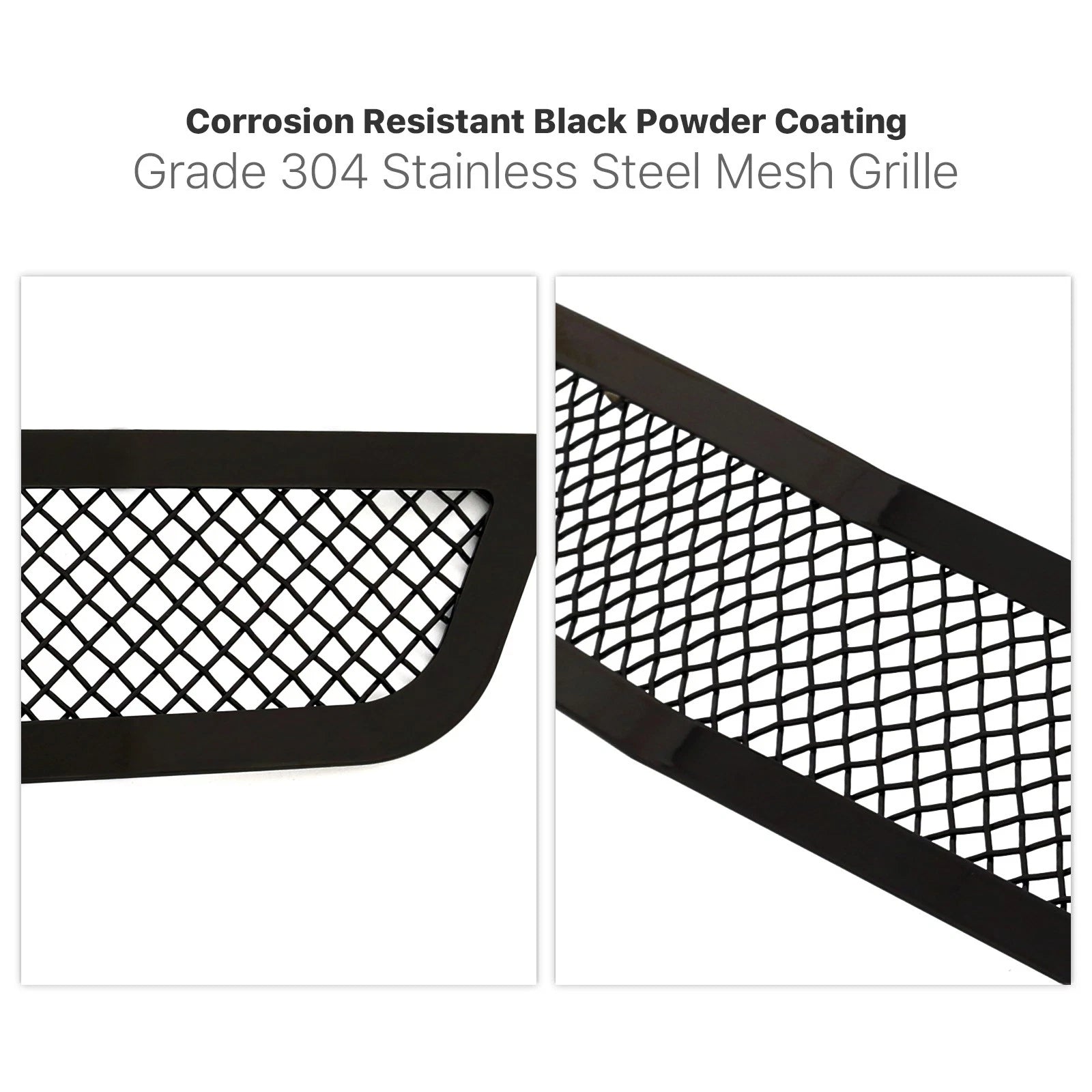 Stainless Black Lower Bumper Mesh Grille for Cadillac ATS (2013-2014)
