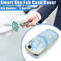 Key Fob Cover for Ford Smart Key 5 Button (1 Pcs) TPU Blue