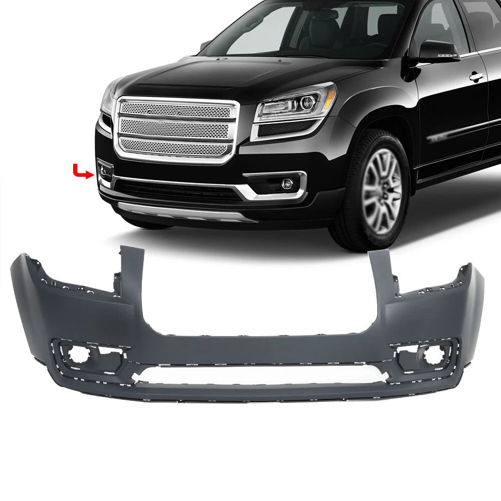 Front Upper Bumper Cover for GMC Acadia (2013-2016) Primed