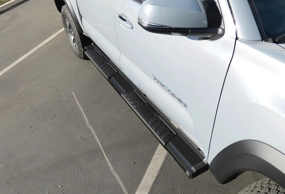 Black Running Boards for Toyota Tacoma Double Cab (2005-2023)