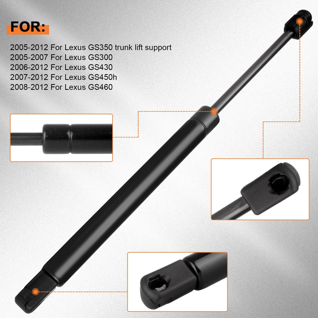 2X Rear Trunk Lift Supports for Lexus GS350 (2005-2012)