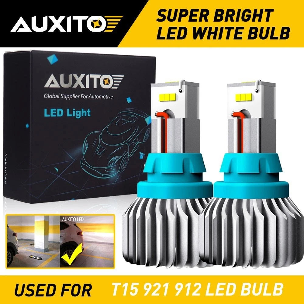 AUXITO T15 921 912 LED Reverse Backup Light 4000LM for Toyota Honda (CSP XV)