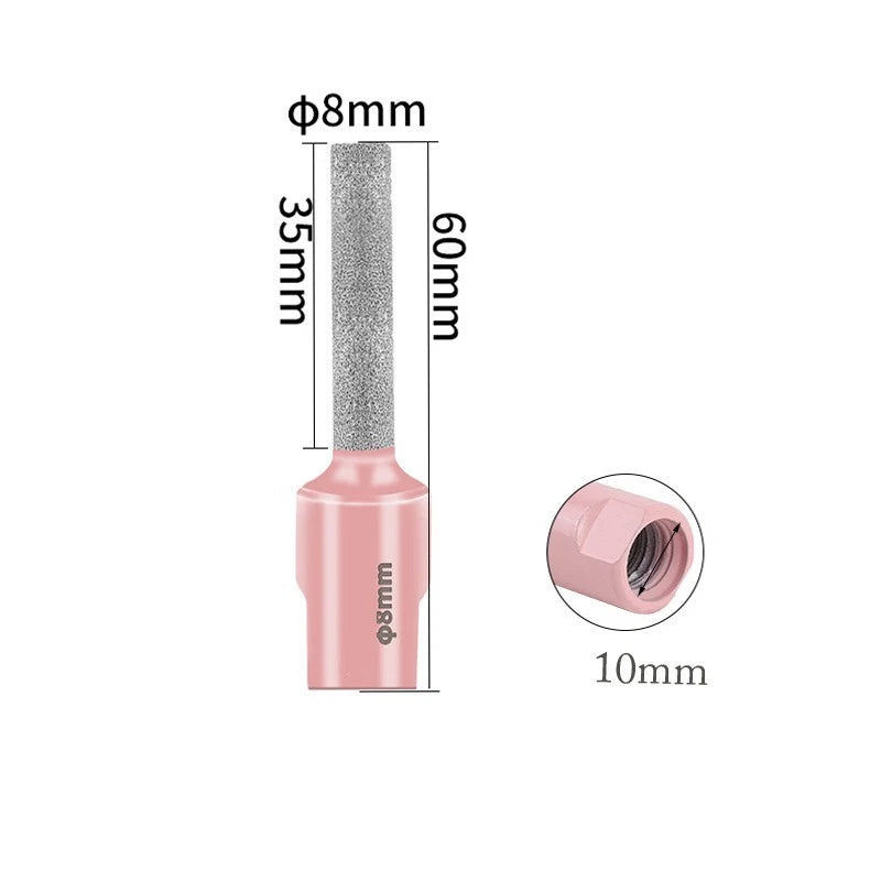 Set of 5 Diamond Core Drill Bits for Tile Marble Granite Glass Quartz Stone