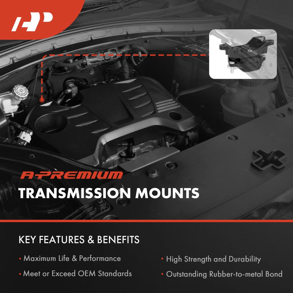 Front Left Engine Motor Mount for Jeep Wrangler JL (2018-2020) V6 3.6L