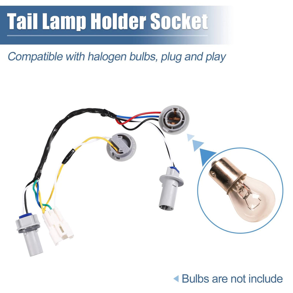 Tail Lamp Holder & Wiring Harness for Hyundai Sonata (2011–2014) W/O Bulb
