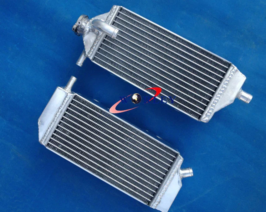 Aluminum Radiator & Hose for YAMAHA YZ250F YZF250 2014-2016 ( Blue)