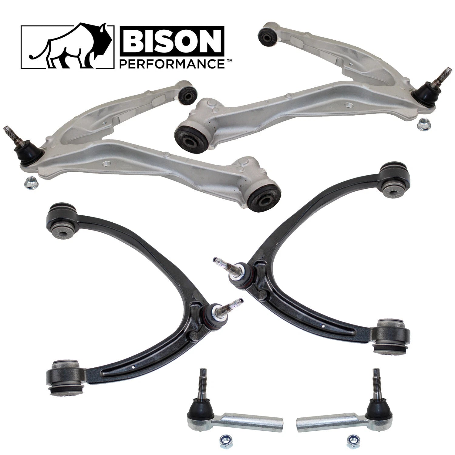 6pc Control Arms Tie Rods Kit for Chevy GMC