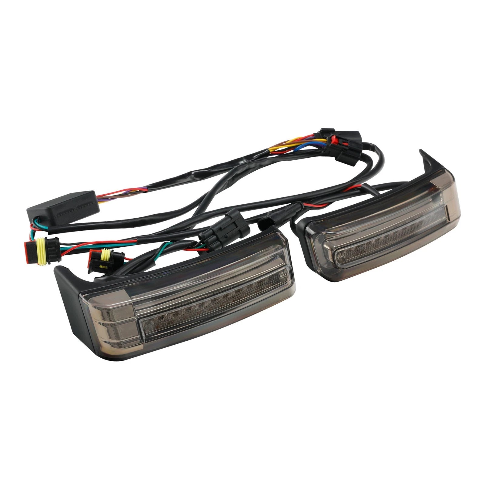 LED Saddlebags Brake Run Turn Signal Lights for Harley Street Glide (2014–2024)