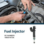 Fuel Injector No. 166001KT0A for Nissan Versa 1.6 (2012–2016) 1 Pc Black