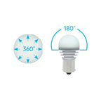 LED 1157 Bulb High Power 360 Degree White for Turn Signal (2008–2019)