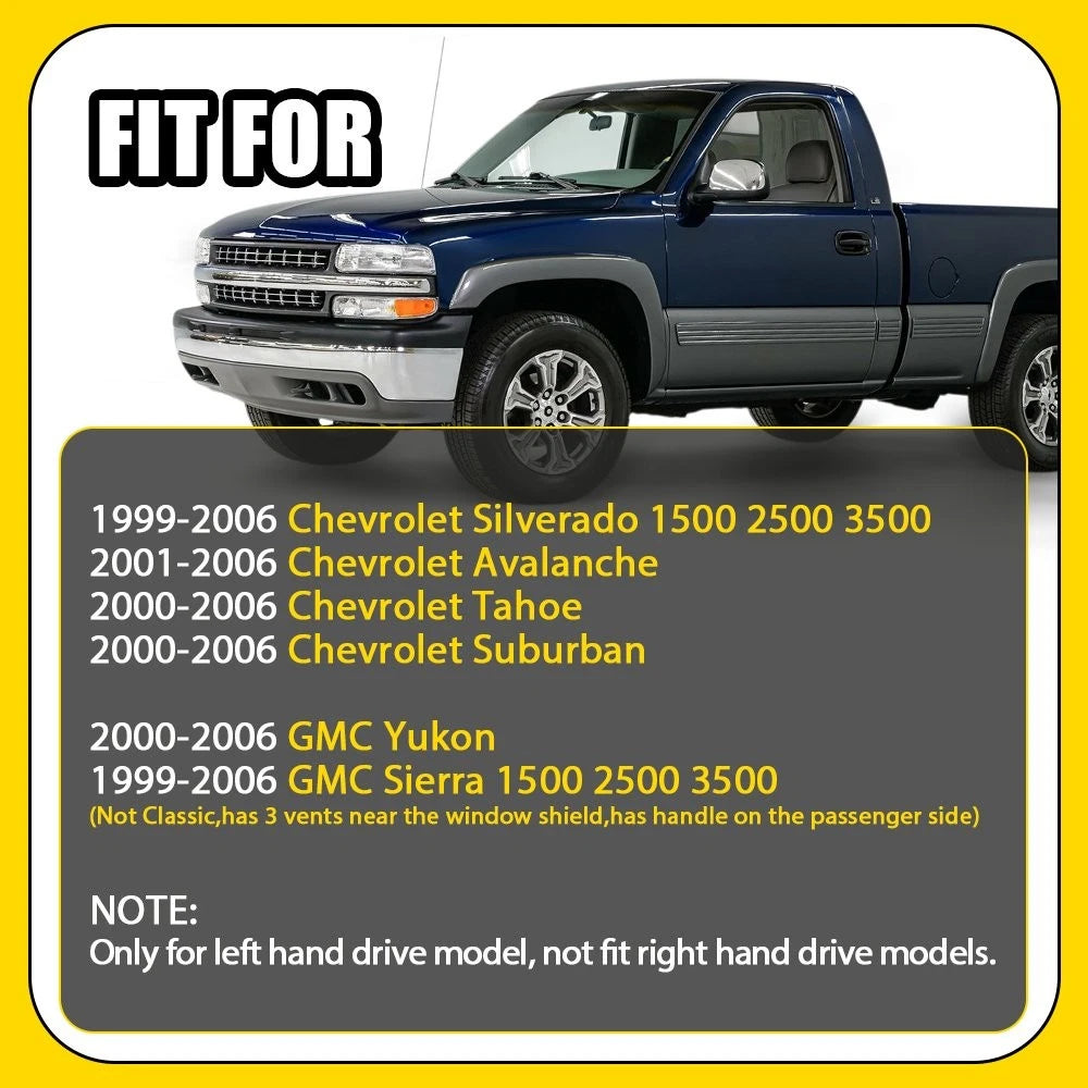 Chrome Tailgate Handle Cover for Chevy Silverado Sierra (1999–2006)