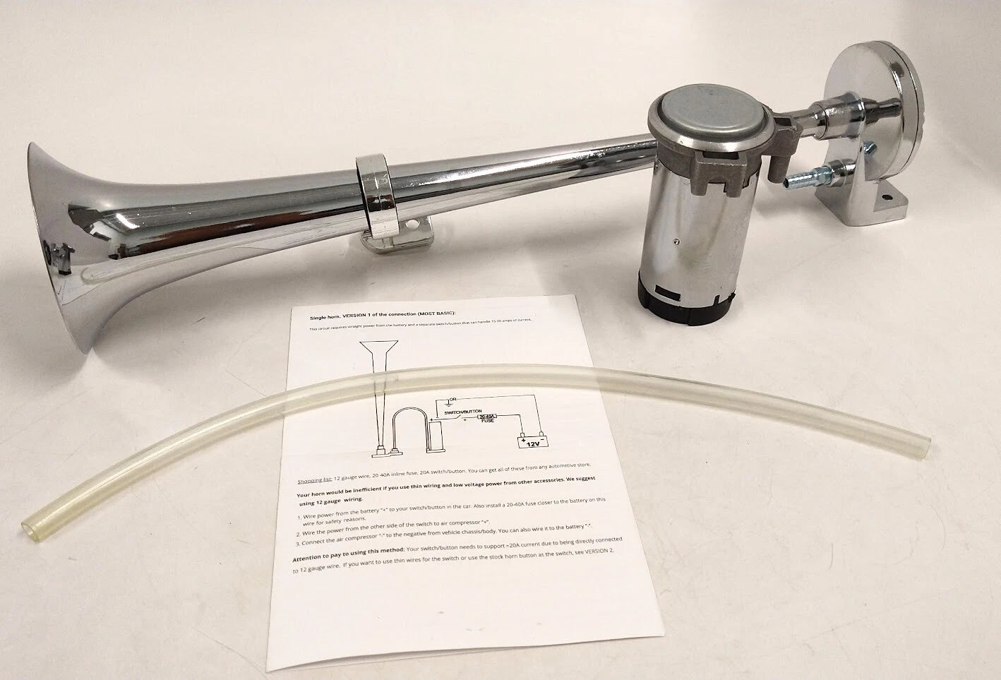 Chrome Air Horn for Kleinn W-F01-A1-101