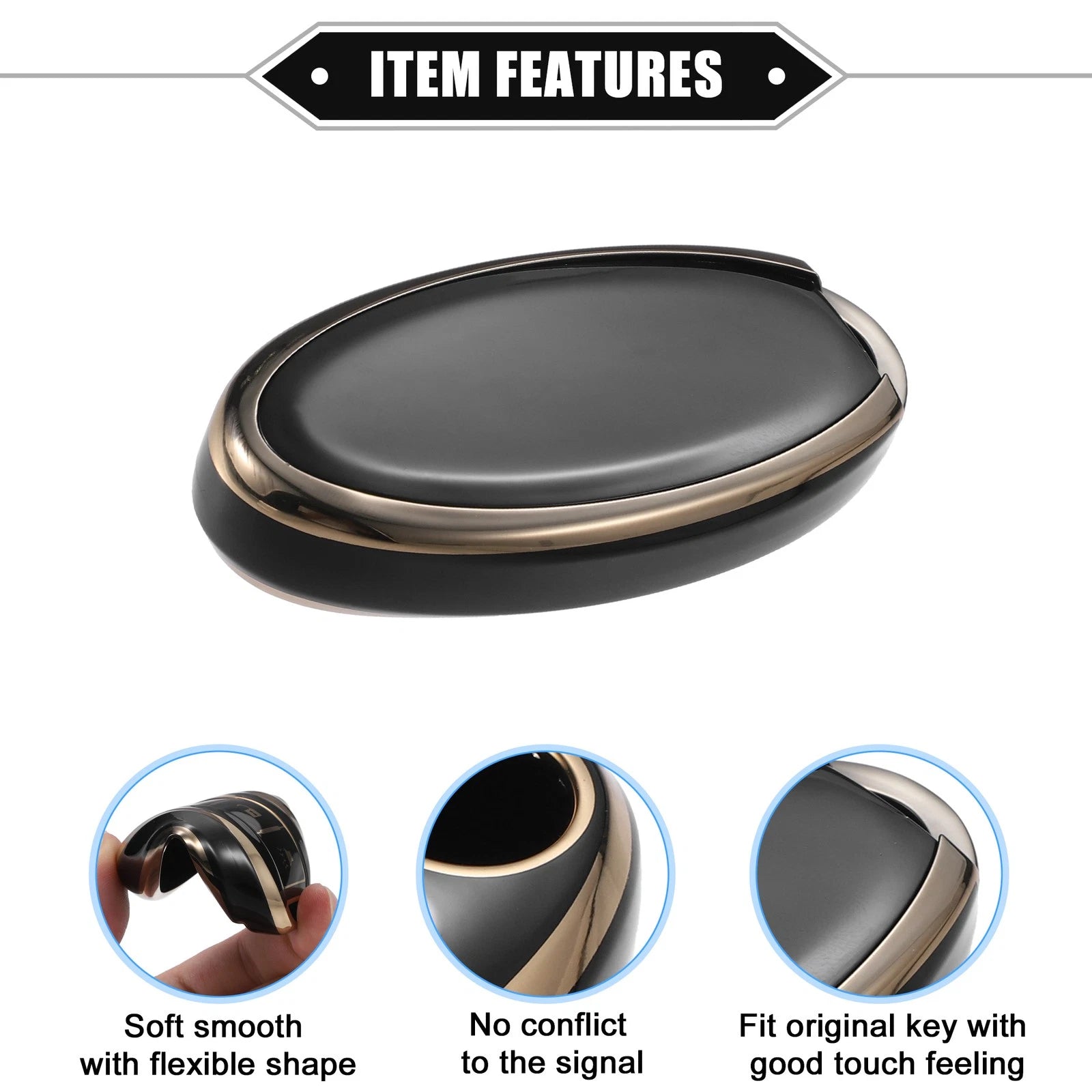 3 Button Keyless Key Fob Shell Cover Case for Nissan Altima Armada (2013–2020)