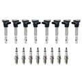 Set of 8 Ignition Coils & NGK Iridium IX Spark Plugs for Audi RS5 (2013–2015)