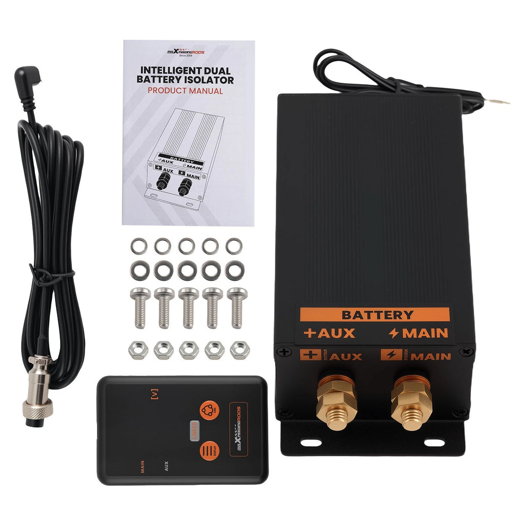 Intelligent Dual Battery Isolator System 300A Controller for Car