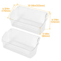 2 Pack Clear Refrigerator Door Bin Shelf for Frigidaire Kenmore (YYYY–YYYY)