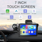 7" Touch Screen Multimedia Player w/ DVR & 64G TF Card for Car - Carplay FM BT