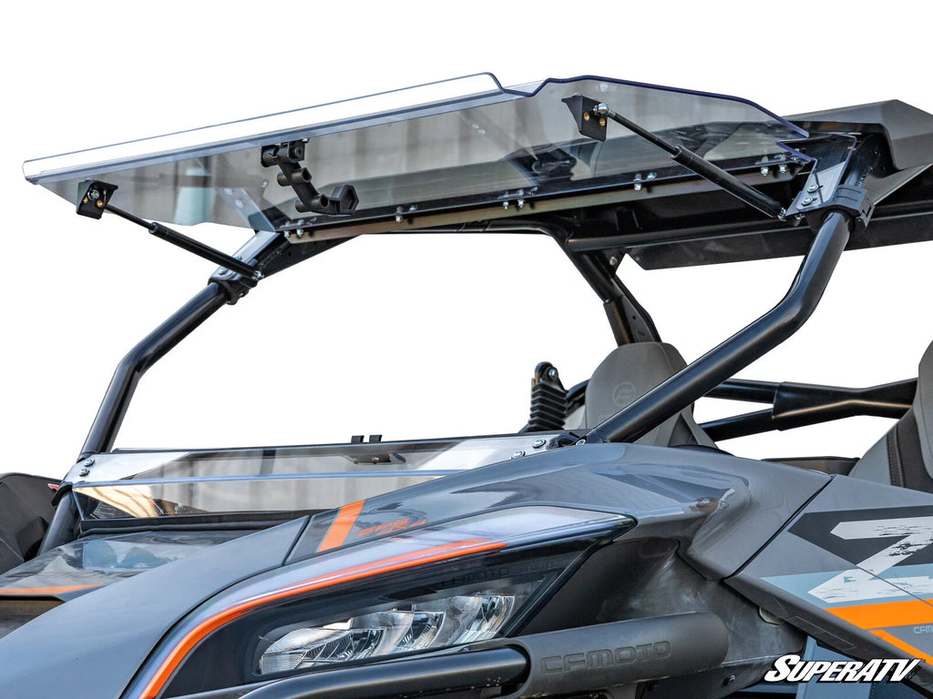 Scratch Resistant Flip Windshield for CFMOTO ZForce 950 (2019–2023)