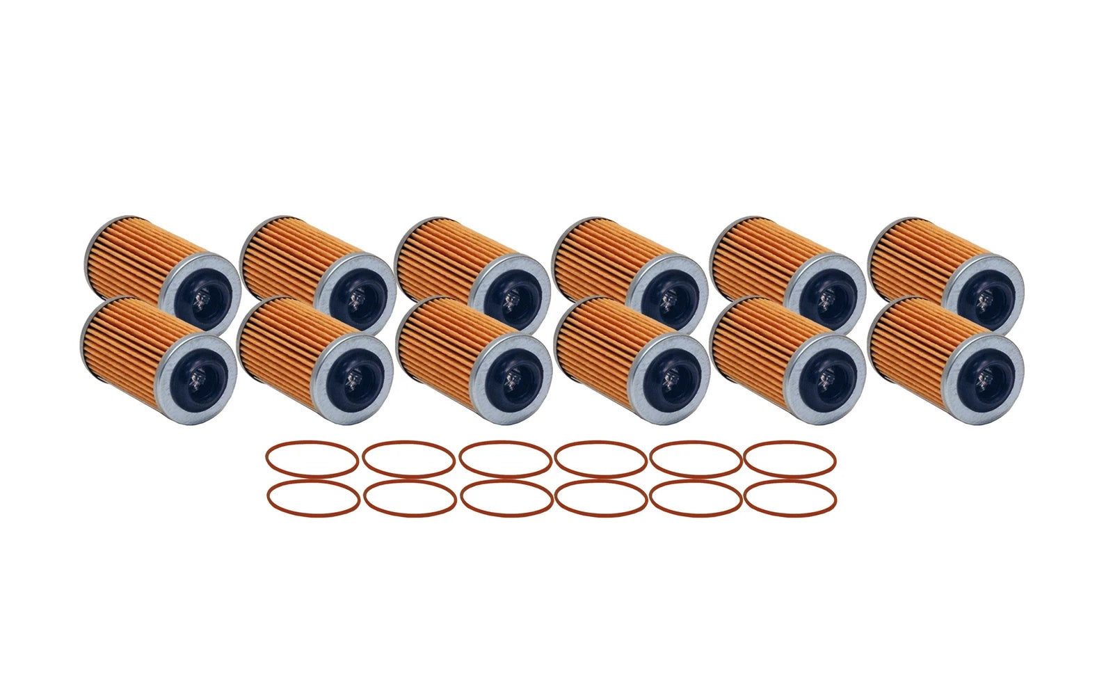 Set of 12 Engine Oil Filters for Cadillac Chevy GMC Pontiac Saab V6