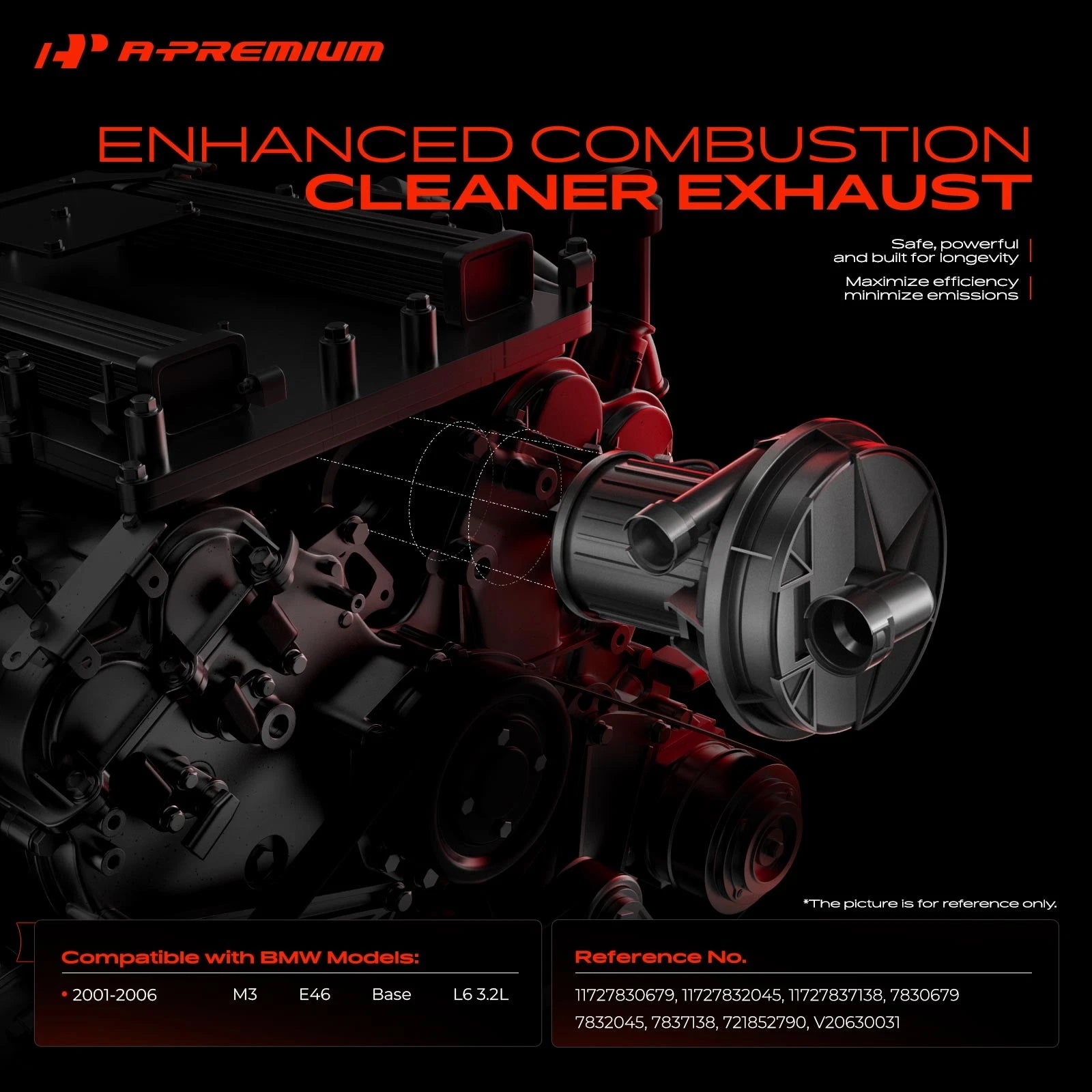 Secondary Air Injection Pump for BMW M3 E46 (2001-2006)