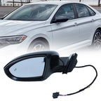Heated Driver Left Side Mirror for VW Jetta (2019–2023)