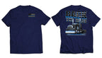 Back The Blue T-Shirt for Big Rig Trucks