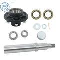 Circle 42 Spindle Trailer Hub Kit for 6 Lug Trailers (4000 lbs)