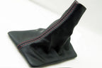 Manual Shift Boot for Ford Mustang (2005–2009) Red Stitch Leather Synthetic