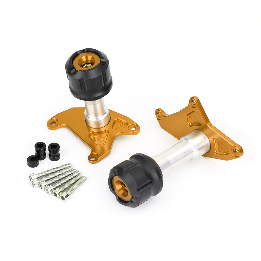 CNC Gold Frame Slider Anti Crash Pads for Honda MSX125 SF Grom 125 (2013–2020)