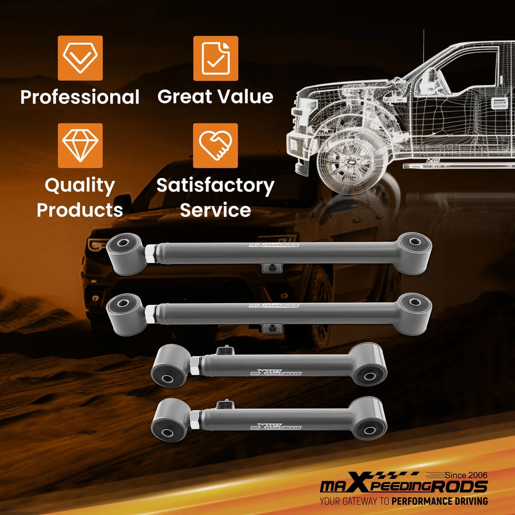 Set of 4 Control Arms for Jeep Gladiator (2020–2023)