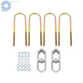 2" Drop Lowering Blocks U Bolts Kit for Chevy Belair Nomad 150 210 (1955–1957)