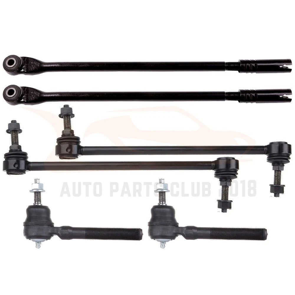 Set of 6 Front Inner Outer Tie Rods Sway Bars for Chrysler Concorde (1998–2004)