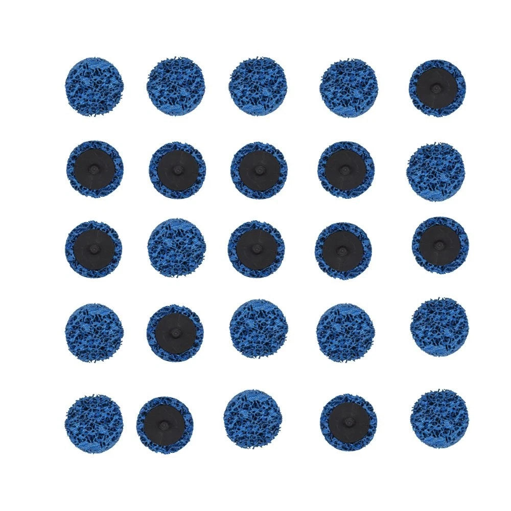 25 Pack 2" Quick Change Strip & Clean Discs for Automotive Paint Rust
