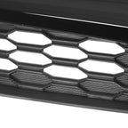 Front Upper Grille for Honda Civic 4DR Sedan (2012) Honeycomb Black Mesh