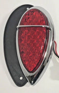 LED Tail Light Assembly with Tear Drop Lens and Gasket for Lincoln Zephyr (1938–1939)