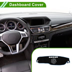 Dashboard Cover for Mercedes-Benz E-Class (2017–2021) Black Blue