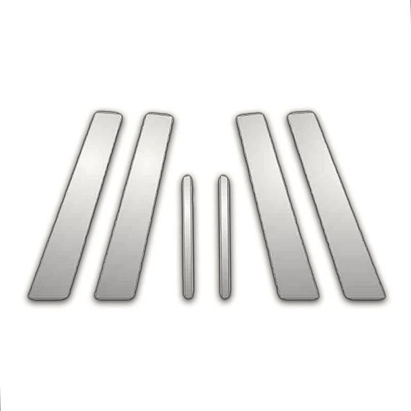 Chrome Pillar Post Covers 6-Piece Set for Mazda 3 (2004–2008)