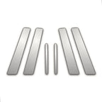 Chrome Pillar Post Covers 6-Piece Set for Mazda 3 (2004–2008)