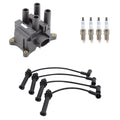 Denso Ignition Coil Wires & Bosch Platinum Spark Plugs Kit for Mazda B2300 (1994–2000)