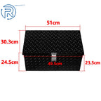 20 Inch Black Aluminum Trailer Chest Box for Pickup