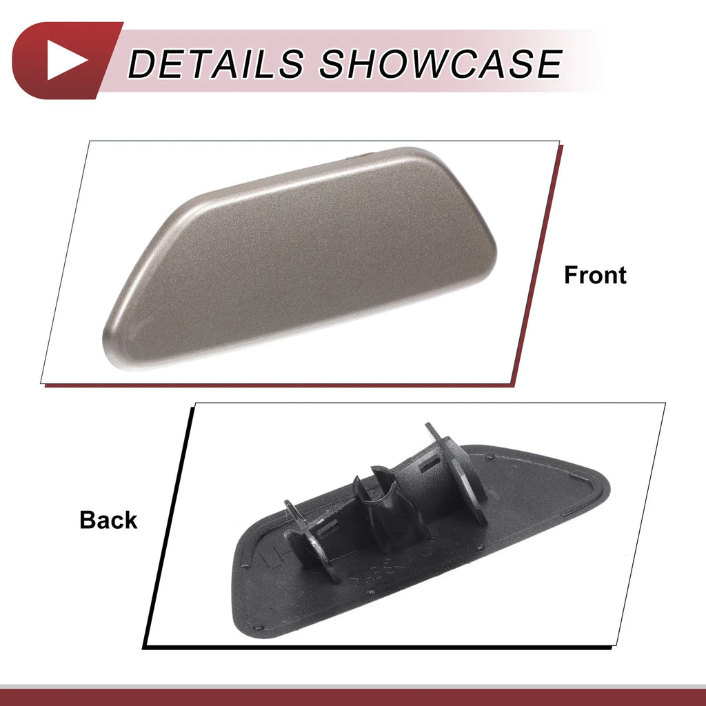 Front Left Washer Nozzle Cover Cap for Subaru Forester (2013–2015) Gold Tone