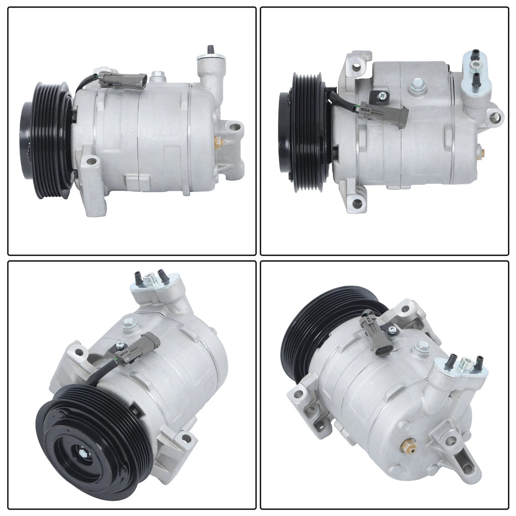A/C Compressor with Clutch for Chevy Equinox (2010-2011) GMC Terrain (2010-2015) 2.4L